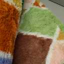 Checkered Rug 8x10 Fluffy Shag Living Room Colorful Area Rug Modern Washable Carpet Soft Shaggy Non Slip Indoor Plush Fuzzy Rugs for Bedroom Dorm Office Home Aesthetic Decor