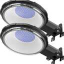 Viugreum 2 Pack 100W 12000LM LED Barn Light,Dusk to Dawn Outdoor Lighting, Garden Light Ip65 Waterproof 5000k Daylight (700w MH/HPS Replacement) Security Light with Photocell