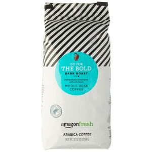 Amazon Fresh, Dark Roast, Whole Bean Coffee, 32 Oz 