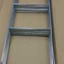 25 Pack Yard Sign Stakes, 24x10 Metal H-Stakes for Real Estate, Custom DIY Outdoor Signs