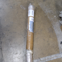 Amazon Basics 5ft Straight Barbell Bar with Star Locks, 1" Diameter