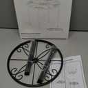 Plant Stand 1 PCS-10.2 IN Flower Pot Stand Plant Rack for Indoor and Outdoor Courtyard Gardens Black