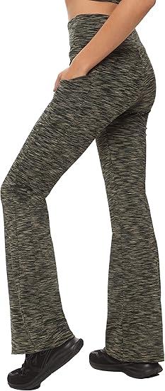 Nirlon Yoga Pants with Pockets - Yoga Pants with Pockets for Women Breathabl, Size: 10, Height: 5'5" - 5'8" | 32" Inseam