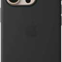 Apple iPhone 16 Pro Silicone Case with MagSafe and Camera Control: Lightweight Phone Case, Wireless Charging Compatible, Smooth Matte Finish, Black