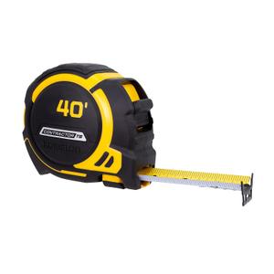 Komelon 40-Ft Contractor TS Wide blade Tape Measure with Backside Printing, Manual Lock, Long Standout (93440) (12.2 m)