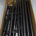 LETIANPAI 4 Pack String Light Poles,10 Ft Light Poles for Outside String Lights,Outdoor Lights Pole with Fork,Metal Poles Stand for Patio Deck Backyard