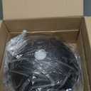 ELYONA 12" Hammered Metal Pendant Light, Rubber Wood Dome Hanging Lamp, Modern Pendant Light Fixtures for Kitchen Island, Bar, Farmhouse Dining Room, Bedroom, Hallway - Black