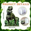 Cinnvoice 4.59 ft Dinosaur Cardboard Cutout Jurassic Large Standup Cutout Party Decoration Dinosaur Photo Backdrop Prop for Animals Jurassic Theme Birthday Party Supplies