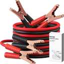NOONE Jumper Cables for Car Battery, Heavy Duty Automotive Booster Cables for Jump Starting Dead or Weak Batteries (10-Feet (10-Gauge)