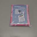 Frienda Valentine's Day Shower Curtain for Bathroom Decor Scalloped Love Hearts Curtain Romantic Waterproof Fabric for Valentines Day Bath Bathtub Decorations, Hooks Include, 72 x 72 Inch (Pink)