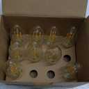 9-Pack Dimmable E12 LED Candelabra Bulbs 40Watt Equivalent, 2700K Warm White, 450Lumens, 4W B11 Vintage Chandelier Light Bulbs, LED Filament Clear Glass Candle Lamp for Ceiling Fan Home Decor1