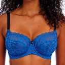 Freya Women's Offbeat Underwire Side Support Bra (32DD, Dazzling Blue)