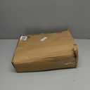 Small Round Side Table, Black Round End Table with Storage, 2-Tier Modern Accent/Bedside Table for Living Room, Bedroom-Black (1PC)