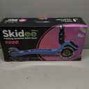 SKIDEE Kick Scooter for Kids Ages 3-5 | Foldable 3 Wheel Scooter with Lean-to-Steer, Adjustable Height, Removable Seat & LED Light Wheels | Toddler Scooter Up to 12 Year Old Boys/Girls