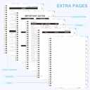 2 x 2026 Planner, Weekly and Monthly Calendar Academic Planner, Jan 2026 - Dec 2026, Planning Agenda Book for Desk Accessories and School Supplies - A5 (6.3'' x 8.5'') (E-Blush & Blue Blooms)