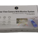 Rear View Camera With Monitor System