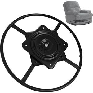 Recliner Swivel Ring Base Replacement with Plate,Heavy Duty Furnitures Sofa Chair Swiveling Bottom Parts (27 inch)