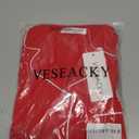 Veseacky Kids Pajamas Sets 100% Cotton ButtonDown Short Sleeve 2 Piece Pajamas Set Boys Girls Pjs (Red, 130)