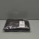 RYB HOME 2 Panels 40 inch Door Curtains, Privacy Window Curtains Thermal Insulate Covering for Kitchen Patio Glass Front Door, 26 x 40 inches, Brown