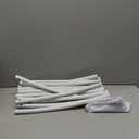 Metal Open Arch Backdrop StandHalf Moon Arch Stand Set of 2, Wedding Archs for Ceremony, Birthday, Wedding, Bridal Baby Shower, Anniversary, Floral Stand (White)