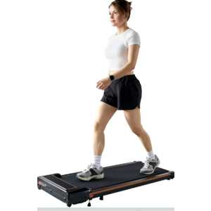 Walking Pad Treadmill with Incline, Manual Incline Under Desk Treadmill for Home/Office, 2.5 Hp Walking Jogging Running Treadmill with Led Display, Remote Control