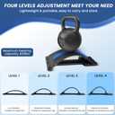 JUMPOW Back Stretcher for Lower Back Pain Relief - 4 Level Adjustable Lumbar Cracker Board, Relief for Lumbar Area Pain, Scoliosis Aid, Spine Decompression