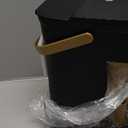 Tastyle Single Serve One Cup Coffee Maker, for K Cups and Grounds, Mini Coffee Maker with Portable Handle, 6 to 12 Oz Brew Size, for Travel, Camping, Office, RV and Dorm, 120V, Black and Gold