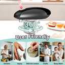 Electric Can Opener,One-Touch Safety Auto Can Opener,Smooth Edge,Hands Free Can Opener,Food Safety,Kitchen Gadgets,Battery Operated,Electric Can Opener for Seniors & Arthritis