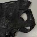 Mayerzon Short Snout Dog Muzzle for French Bulldog with Full Pant Design to Prevent Eating Biting, Soft Mesh Dog Muzzle for Shih Tzu Pug English Bulldog for Grooming Walking, Allow to Drink and Feed (XXS [Head Cir: 8.5"-12.5"], Black)