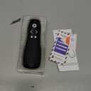 Presentation Clicker Wireless Presenter Remote for PowerPoint, Powerpoint Clicker with Volume Control PowerPoint Slide Advancer for Mac, Computer, Laptop-E600