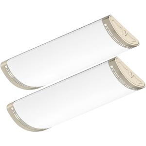 FAITHSAIL Dimmable 2FT LED Light Fixture, 2 Foot LED Linear Wraparound Lighting Fixtures, 30W 2700LM 4000K Kitchen Light for Craft Room, Laundry, Fluorescent Lights Replacement, 2 Pack