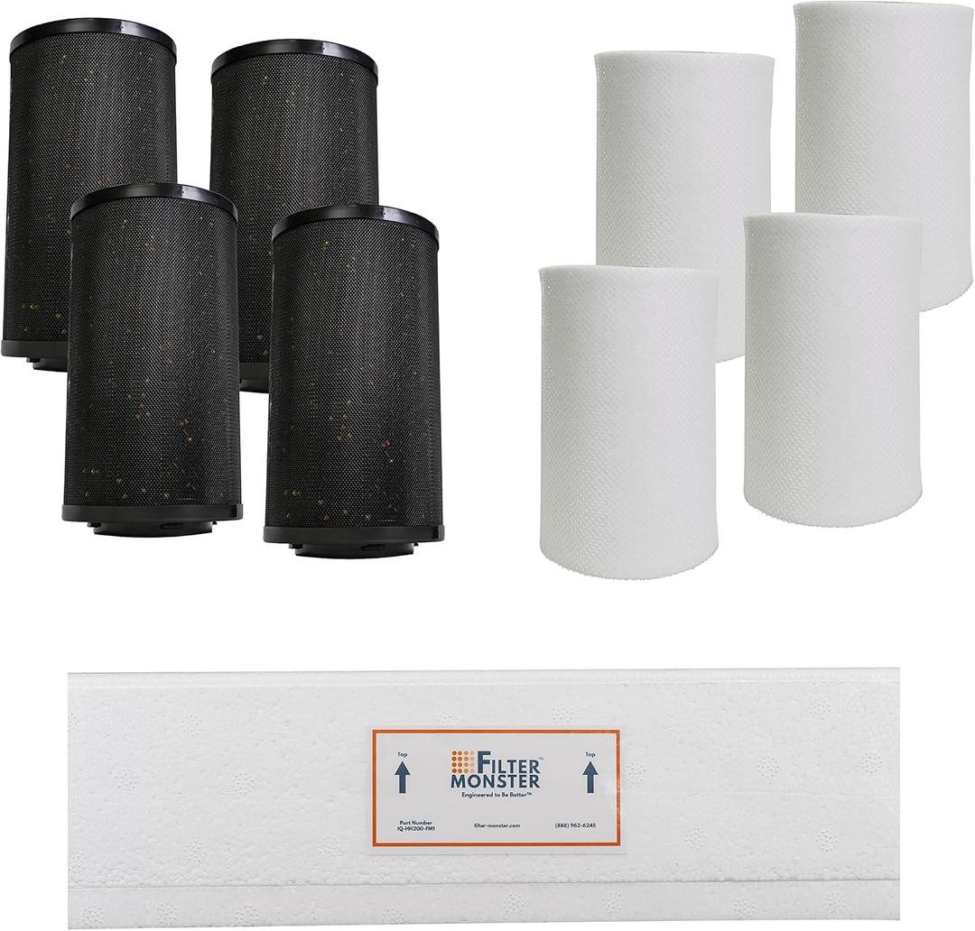 Filter-Monster Branded Replacement Filter Bundle Compatible with IQAir GC Multigas Air Purifier Filters