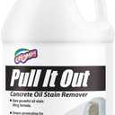 CHOMP! Concrete Oil Stain Remover: Pull It Out Removes and Cleans Oils, Greases from Garage Floors & Driveways, 128 Fl Oz
