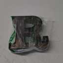 OYCBUZO Golden Black Led Marquee Letter - Industrial, Vintage Style Light Up Alphabet Letter Sign for Cafe Wedding Birthday Party Christmas Lamp Home Bar Initials Decor - R