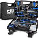 Prostormer 160-Piece Home Repair Tool Set, General Household Hand Tool Kit with Toolbox Storage Case for House, Garage, College Dorm and Office (Blue)