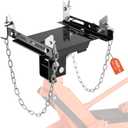 VEVOR Transmission Jack Adapter, 1100 lbs Load Capacity Automotive Transmission Lift Adapter, Heavy-Duty Steel, for Floor Jack with 1-1/5 in Detachable Saddle Shaft, for Garage, Repair Shop