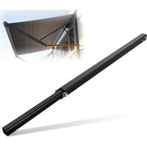 675364 RV Awning Pitch Arm 33" Compatible with Solera Regal 63" Awning Arm Assemblies, Black Aluminum, Anti-Rust-Resistant Powder-Coated