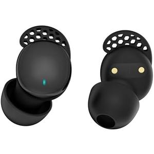 Houlyn Sleep Earbuds for Side Sleepers, Wireless Noise Cancelling Sleep Headphones with Sleep Mode, LED Power Display, Comfort Fit for Sleeping, Working, Hiking (Black)