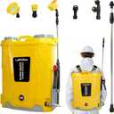 5.3Gal Battery Powered Backpack Sprayer Compatible with DeWalt 20V Battery, Electric Backpack Sprayer with 4 Nozzles, 0-100 PSI Adjustable Pressure for Weeding, Spraying & Cleaning