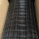 Tongmo 24" x 100' Black Hardware Cloth, 1inch Mesh Chicken Wire Fence, 19 Gauge Vinyl Coated Wire and Welded Wire Roll,Garden Fence, Poultry Netting for Rabbit/Duck/Chicken Coop