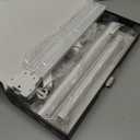 AKRRYR Led Desk Lamp for Home Office,24W Bright Eye-Caring Desk Light with Clamp,5 brightness and 5 temperatures Dimmable Workbench Task Light, Adjustable Gooseneck Table Lamp for Monitor Study(white)