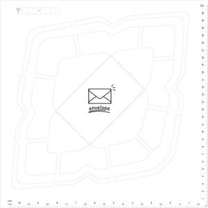 Kuretake Handmade Envelope Template (Western Version)