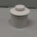 XELA Ceramic Butter Dish - French Butter Crock With Water Line - Keeps Your Butter Fresh and Spreadable - Speckled White