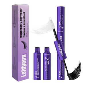 Eyelash Glue and Lash Bond & Seal, 72H Waterproof Cluster Lash Glue for Eyelash Extensions, Long-Lasting & Non-Irritating, 2-in-1 Bond and Seal for Lash Clusters (Violet)