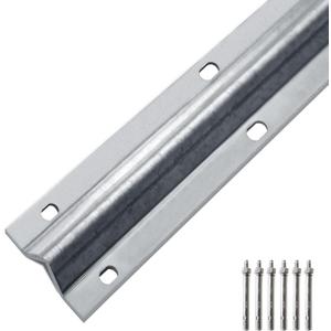 LAJIAOZ V Track Heavy Duty 6FT Galvanized Gate V Track for Sliding Rolling Chain Rack Driveway Gate Door(1PCS)