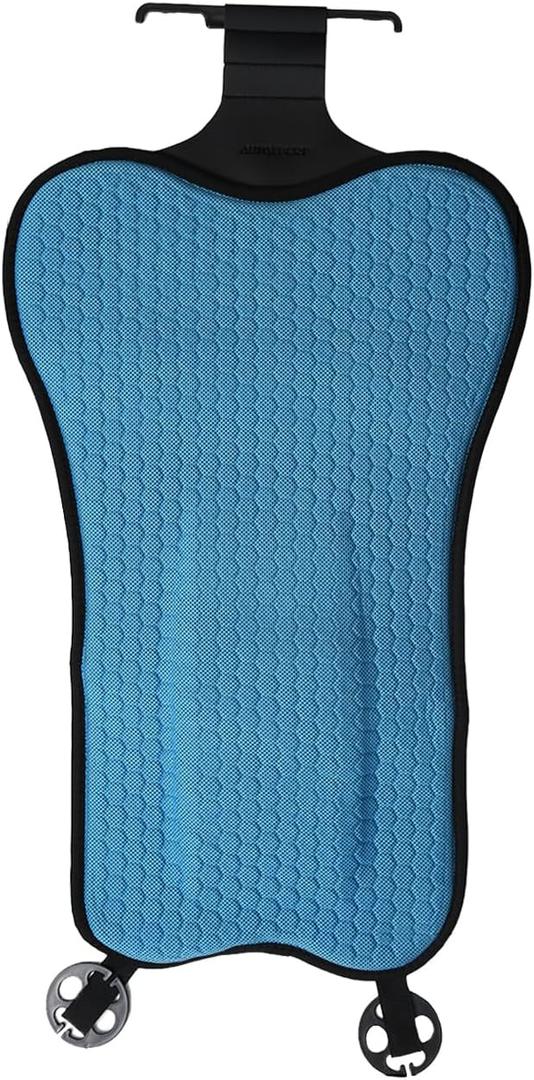 XUKEY Lumbar Support Pillow for Car,Car Lumbar Support for Driving Seat Relief Back Sciatica Pain for Car Back Cushion,Gel Car Seat Back Support with Adjustable Strap Improve Posture,Blue