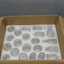 Glass Bud Vases Set of 40 PCS, Small Flower Vases for Wedding Centerpiece Table Decoration, Vintage Vase in Bulk for Flower Arrangements, Mini Vase for Birthday Party, Festival Home Decor,Clear