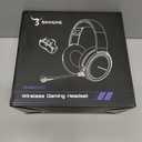 BINNUNE Wireless Gaming Headset for Xbox Series X|S & Xbox One, Low Latency Wireless + Bluetooth, Flip-to-Mute Noise Cancelling Mic, 50mm Drivers, 40H Battery, Over-Ear Headphones (Black/Red)