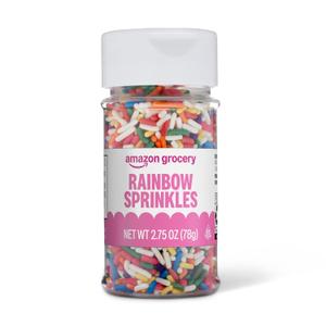 Amazon Grocery, Rainbow Sprinkles, 2.75 Oz (EXP 12/27/25)