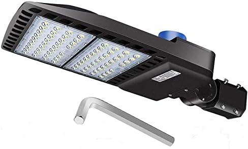 LEDMO 200W LED Parking Lot Lights 5000K Street Shoebox Pole Lights Waterproof 26000LM Super Bright Dusk to Dawn Outdoor Commercial Area Flood Security Lighting Slip Fitter for Stadium Sport Garage